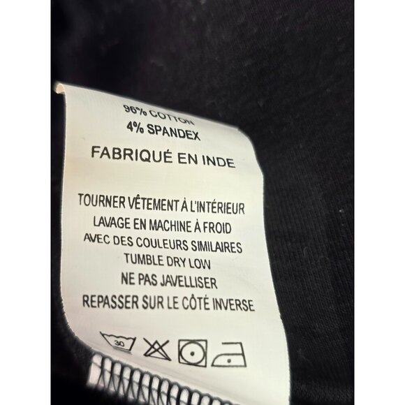 Lily Lottie Long Black Drawstring High Neck Sweatshirt Sz S Kangaroo Pocket NEW - Picture 10 of 10